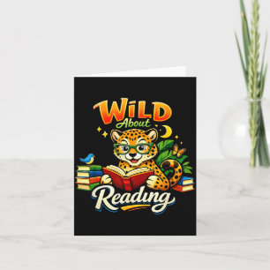 Carte Fou de lecture Livre Imprimé Animal Guépard Garçon