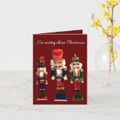 Carte “Fou de Noël” (Fleur jaune)