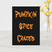 Carte Fou de Spice de Citrouille (Fleur jaune)
