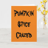 Carte Fou de Spice de Citrouille (Fleur jaune)