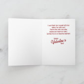 Carte Fou de toi pour la Saint-Valentin (Intérieur)