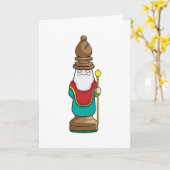 Carte Fou d'échecs (Fleur jaune)