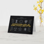 Carte Foudroyants* | Délinquants jetables (Fleur jaune)