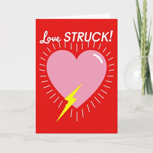 Carte Foudroyée d'Amour (Devant)
