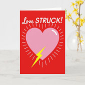Carte Foudroyée d'Amour (Fleur jaune)