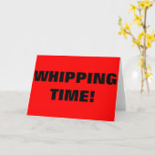 CARTE FOUETTÉE DU TEMPS ! (Fleur jaune)