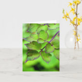 Carte Fougère (Fleur jaune)