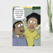 Carte Fourche Dans La Route (Devant)