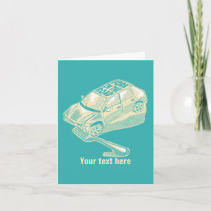 Carte Fourche dans l'accident de la route