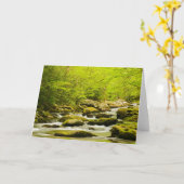 Carte Fourche torchère au printemps (Fleur jaune)