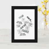 Carte "Fournissant des souhaits pour l'anniversaire de (Fleur jaune)