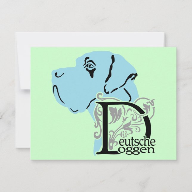Carte Fournitures de bureau Doggen (Devant)