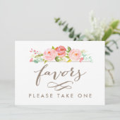 Carte Fournitures de mariage dans un jardin de roses, ve (Debout devant)