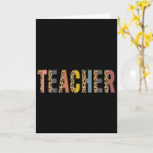 Carte Fournitures pour enseignant d'éducation spécialisé (Fleur jaune)