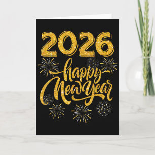 Carte Fournitures pour la fête du Nouvel An 2026 Bonne A