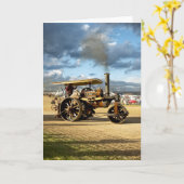 Carte Fowler 8-ton Steam Roller  "Lord Jellicoe"  (Fleur jaune)