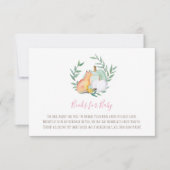 Carte Fox Bring-a-Book - Baby shower novembre (Devant)