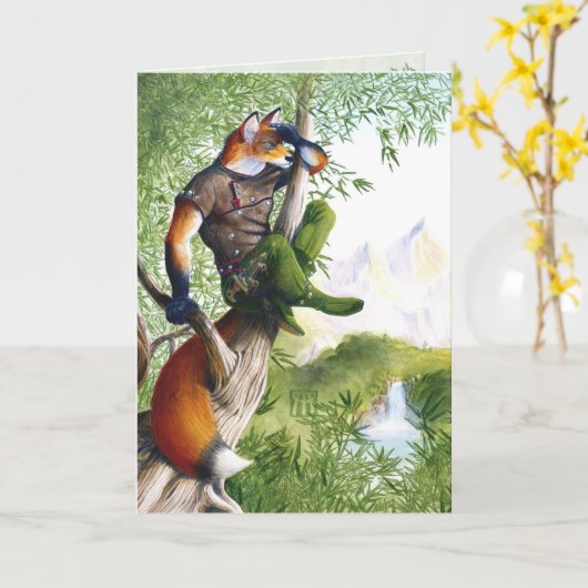 Carte Fox de flambage de traînée (Fleur jaune)