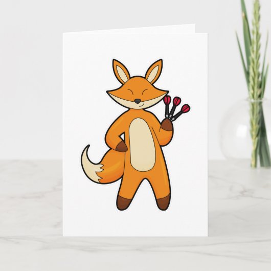 Carte Fox en Dart player avec Darts (Devant)