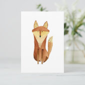 Carte Fox Flat Note, Vide (Debout devant)