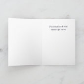 Carte Fox floral de solstice d'hiver (Intérieur)