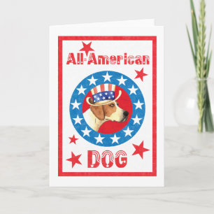Carte Fox-hound américain patriotique
