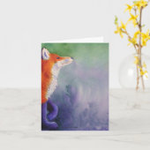 Carte Fox rouge (Fleur jaune)