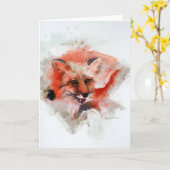 Carte Fox rouge (Fleur jaune)
