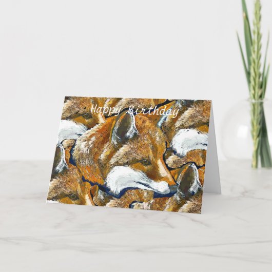 CARTE FOXES (Devant)