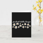 Carte Foxtrot Delta Tango Super Retro Funny (Fleur jaune)