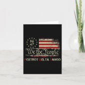 Carte Foxtrots Drôle Delta Tangos Nous Les Peuples Us Am (Devant)