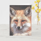 Carte foxy (Fleur jaune)