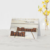 Carte Foyer aujourd'hui (Fleur jaune)