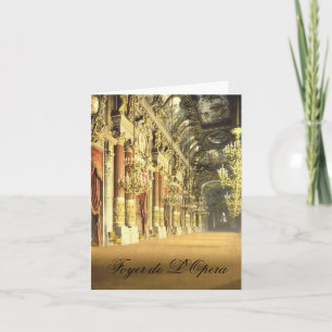 Carte Foyer de L'Opera Blank Note Card