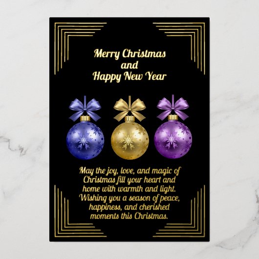 Carte Foyer Noël Bells (Recto)