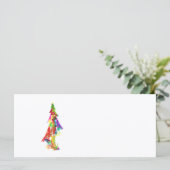 Carte Fractal - Arbre de Noël (Debout devant)