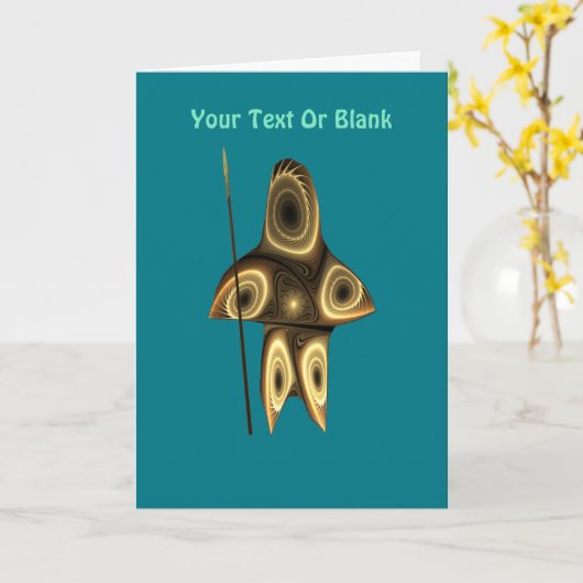 Carte Fractal Inuit Hunter (Fleur jaune)