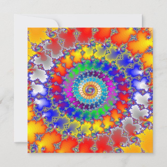 Carte Fractale psychédélique (Devant)