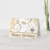 Carte Fractals - Joyeux anniversaire (Devant)