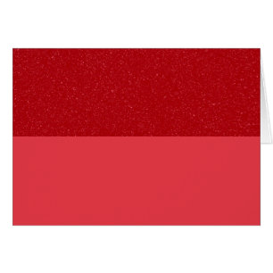 Carte fractionnée rouge tomate personnalisable