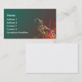 Carte fraîche (Devant / Derrière)