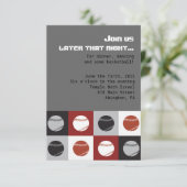 Carte FRAÎCHE de partie de bat mitzvah de barre de (Debout devant)