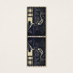 Carte fraîche de signet pour l'intellectuel