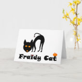 Carte Fraidy Cat (Fleur jaune)