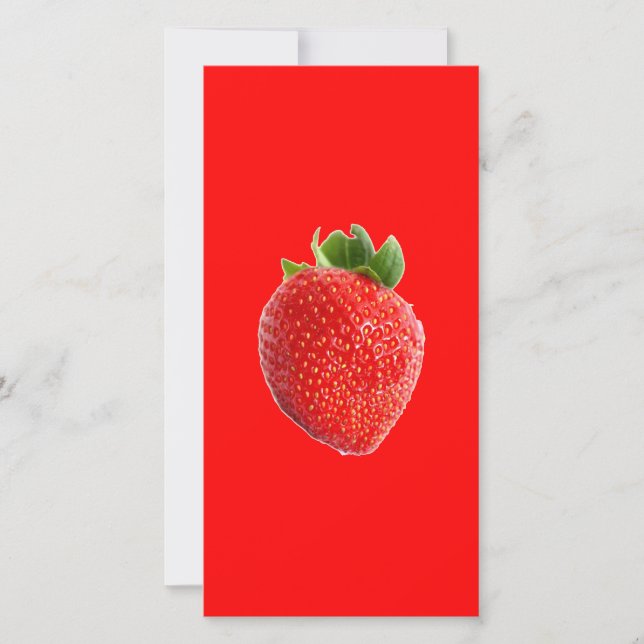 Carte Fraise d'été (Devant)