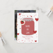 Carte Fraise Vous êtes ma salle de classe de confiture S (Devant/Arrière en situation)