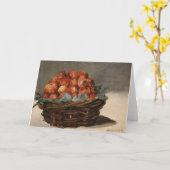Carte Fraises | Édouard Manet (Fleur jaune)