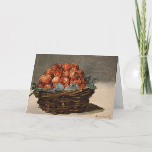 Carte Fraises | Édouard Manet (Devant)