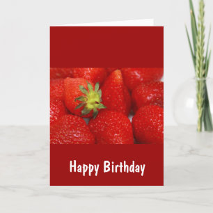 Carte Fraises sucrées