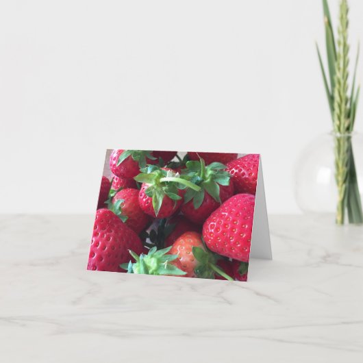 Carte Fraises Sucrées (Devant)